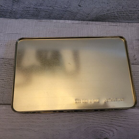 Vintage Interpur Tin Box With Yellow Rose Design - Picture 6 of 10